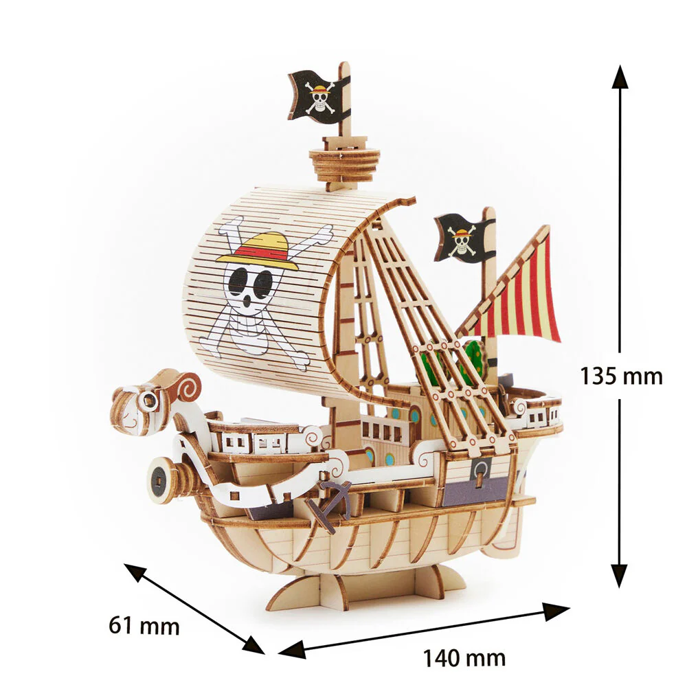 Set Montaje Going Merry Wa-gu-mi One Piece 88Pzs - Image 4