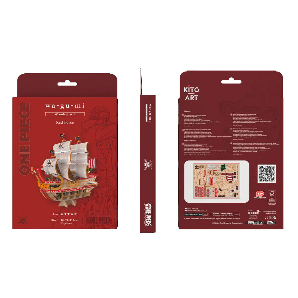 Set Montaje Red Force Wa-gu-mi One Piece 183Pzs - Image 2