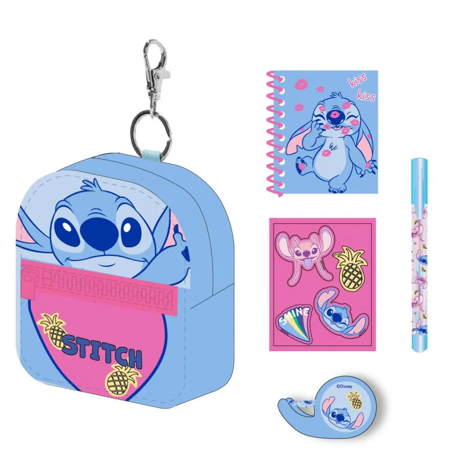 Set Papaleria Mini Mochila Stitch Disney - Image 2
