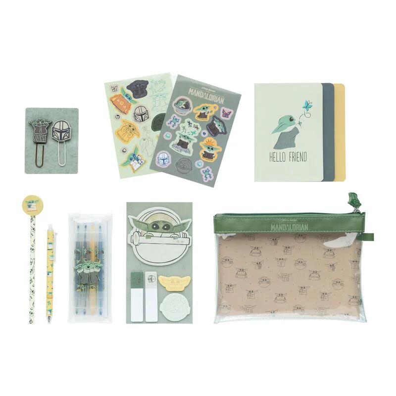 Set Papeleria Grogu The Mandalorian Star Wars