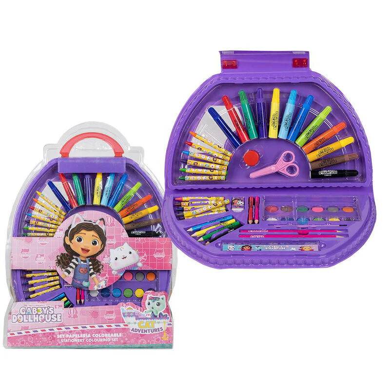 Set Papeleria La Casa De Muñecas De Gabby 50Pzs