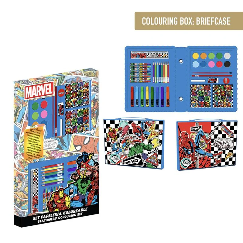 Set Papeleria Los Vengadores Avengers Marvel