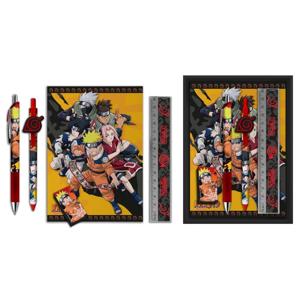 Set Papeleria Naruto Shippuden 5Pzs - Image 2