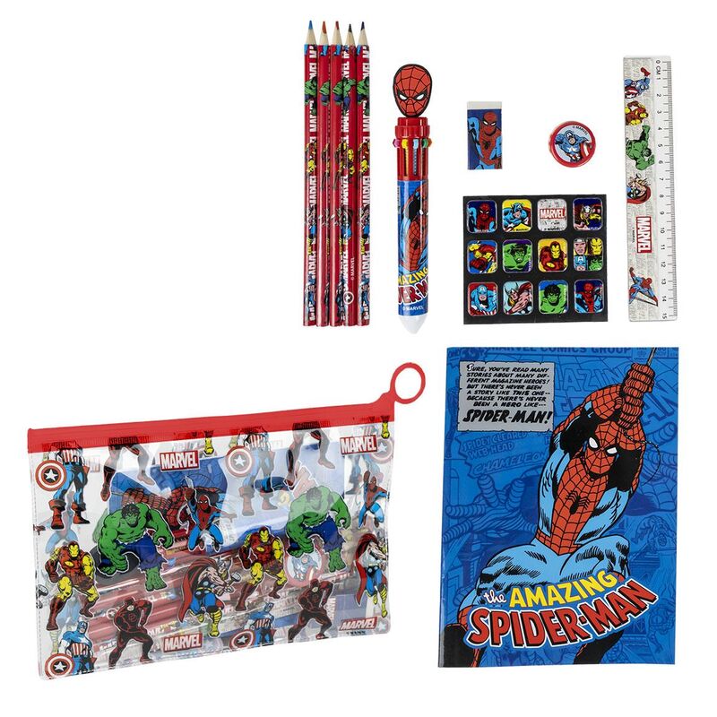 Set Papeleria Vengadores Avengers Marvel