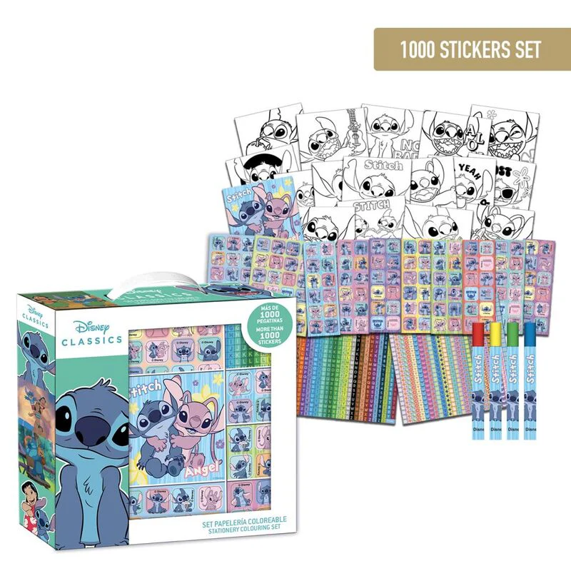 Set Pegatinas Stitch Disney 1000Pzs