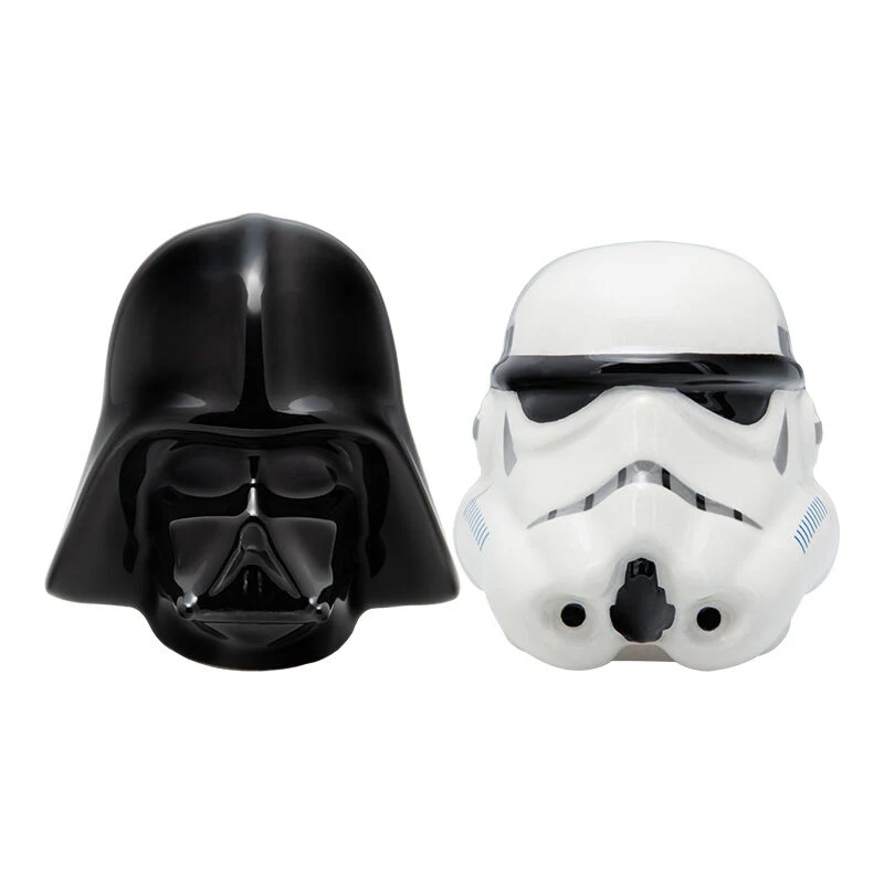 Set Salero Y Pimentero Darth Vader Y Stormtrooper Star Wars 7Cm