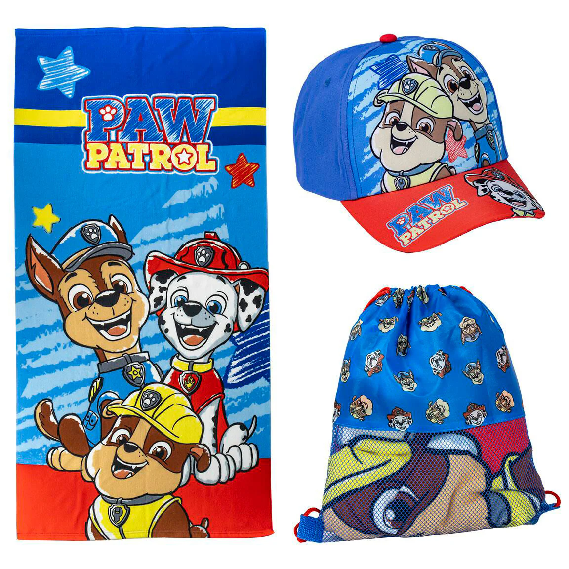 Set Toalla + Saco + Gorra Patrulla Canina Paw Patrol - Image 2