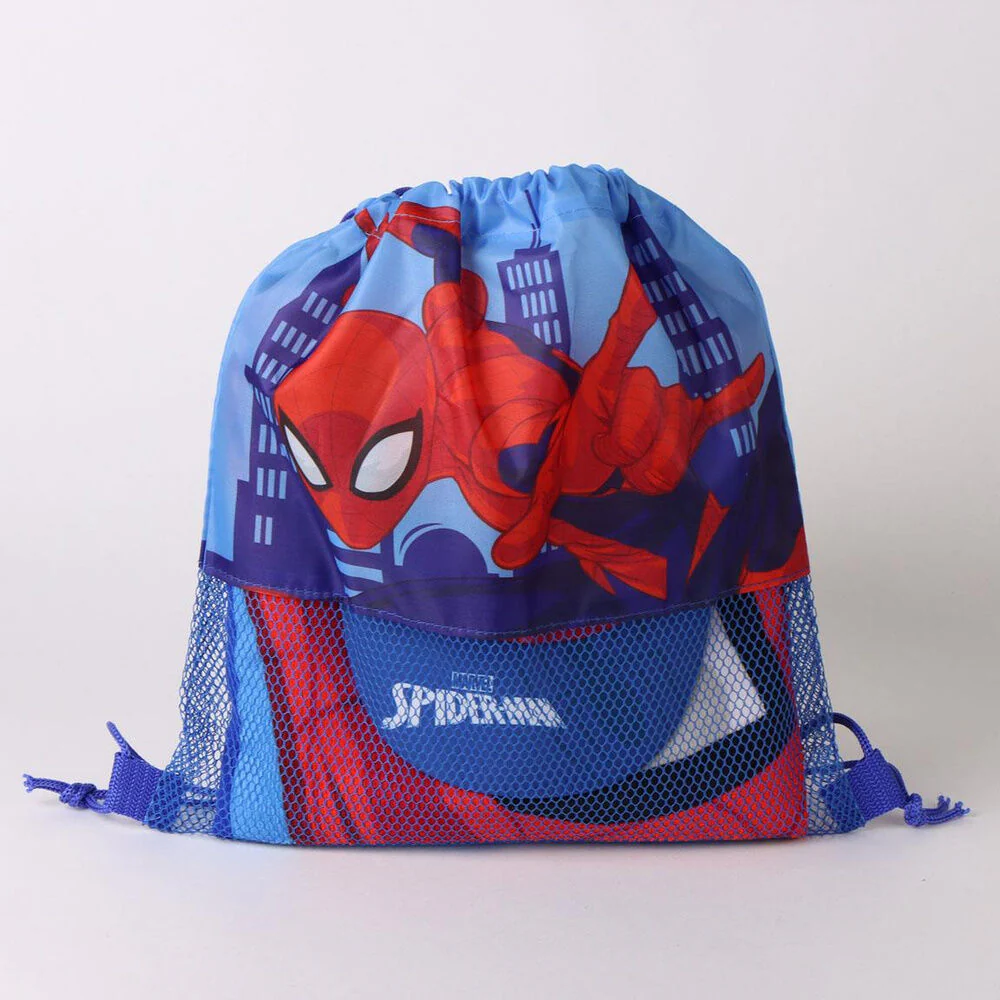 Set Toalla + Saco + Gorra Spiderman Marvel