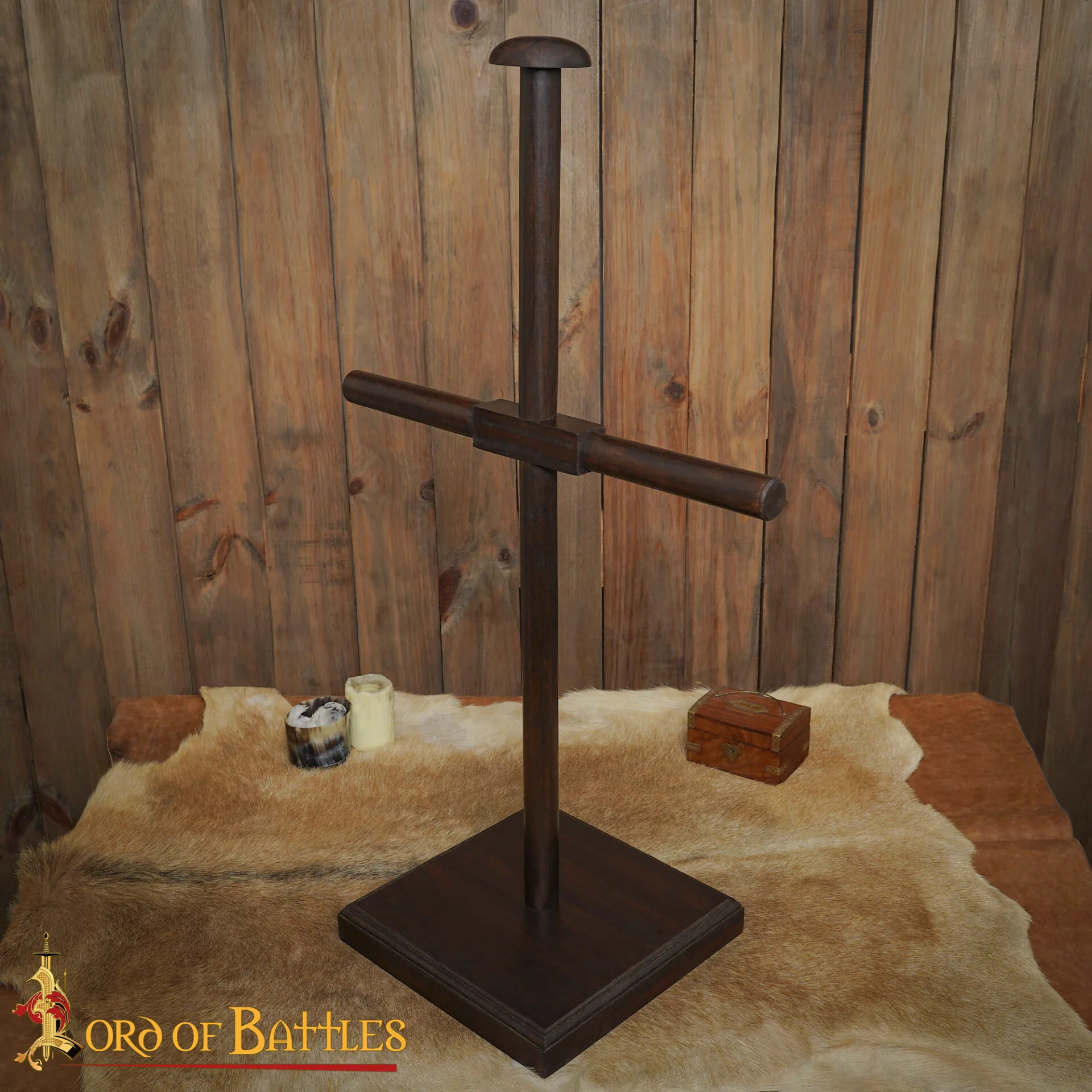 Soporte para Armadura de Madera Auténtica - Image 2