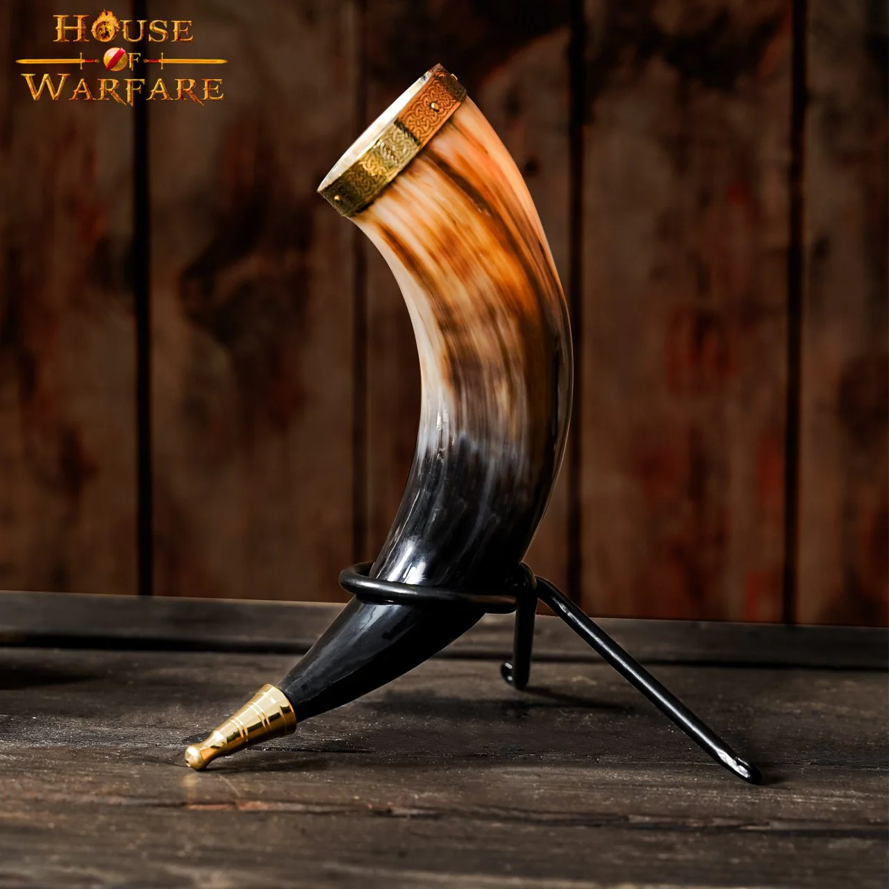 Soporte para Cuerno Medieval de Hierro Artesanal - Image 18