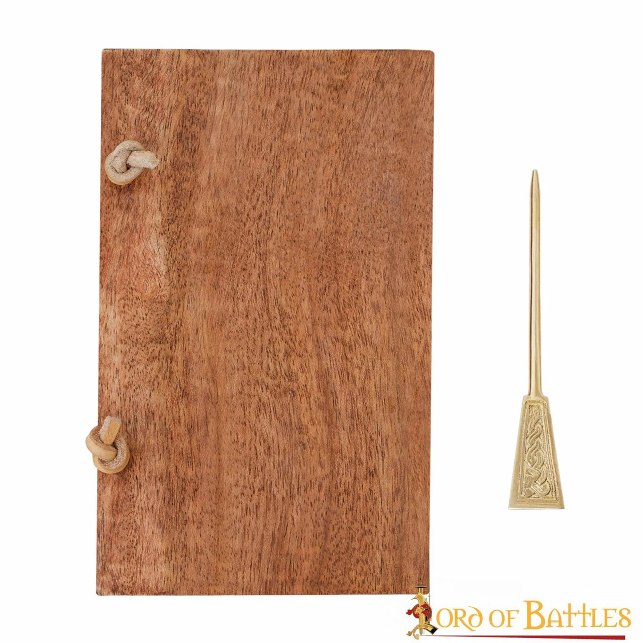 Tabla de Cera Medieval de Madera con Estilete de Latón - Image 13