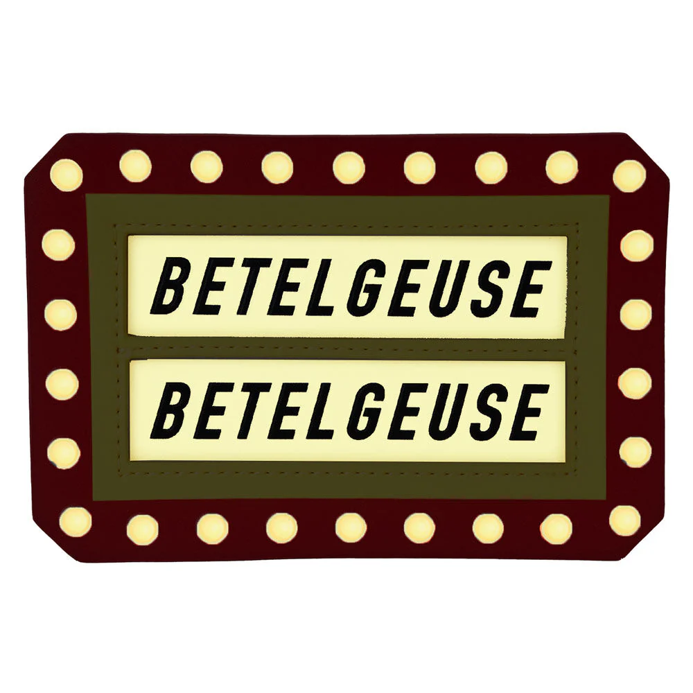 Tarjetero Here Lies Betelgeuse Marquee Beetlejuice Loungelfy