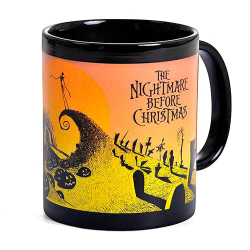 Taza Escena Del Cementerio Pesadilla Antes De Navidad Disney 315Ml - Image 2