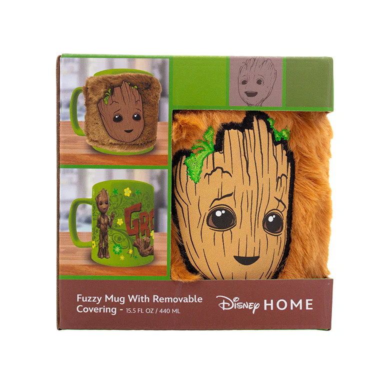 Taza Funda De Peluche Groot Guardianes De La Galaxia Marvel 440Ml - Image 6