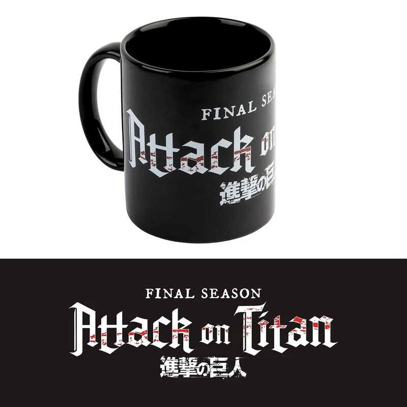 Taza Logo Attack On Titan 350Ml