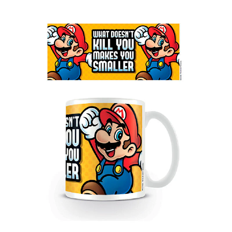 Taza Makes You Smaller Super Mario Bros 315Ml