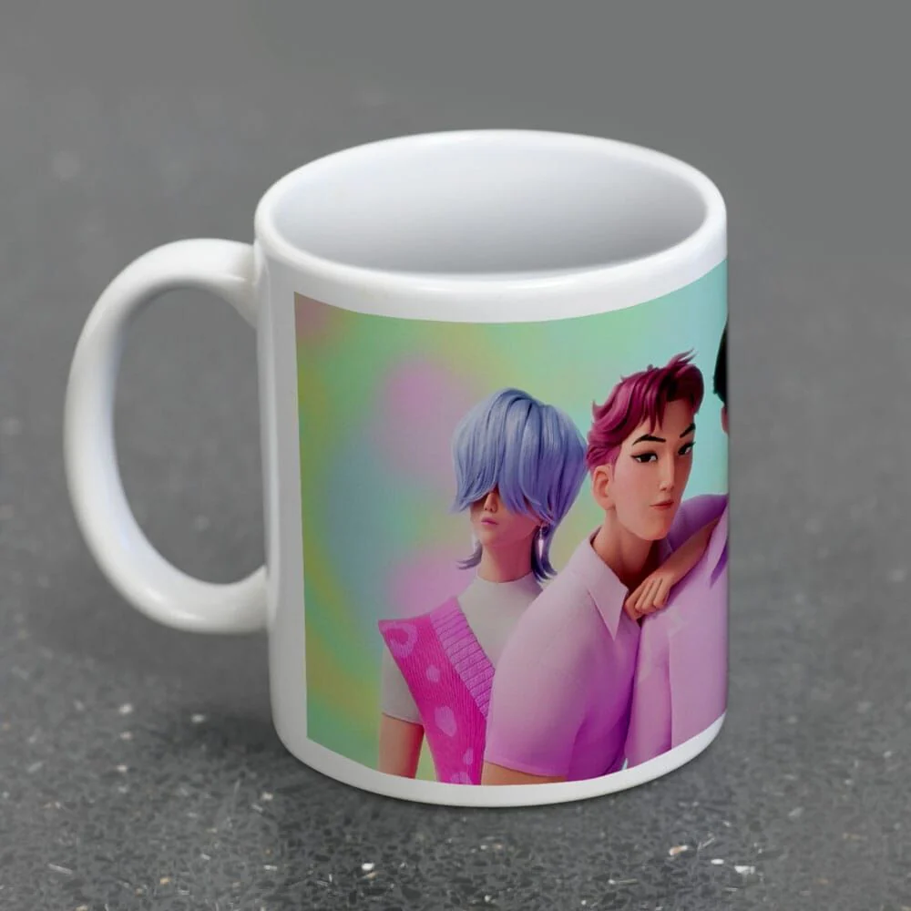 Taza Saja Boys Kpop Demon Hunters 325Ml - Image 4