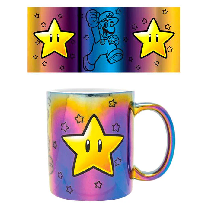 Taza Star Power Super Mario Nintendo