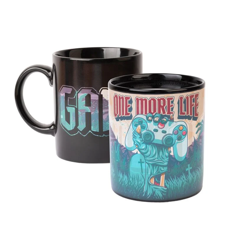 Taza Termocolora Gameration One More Life 350Ml