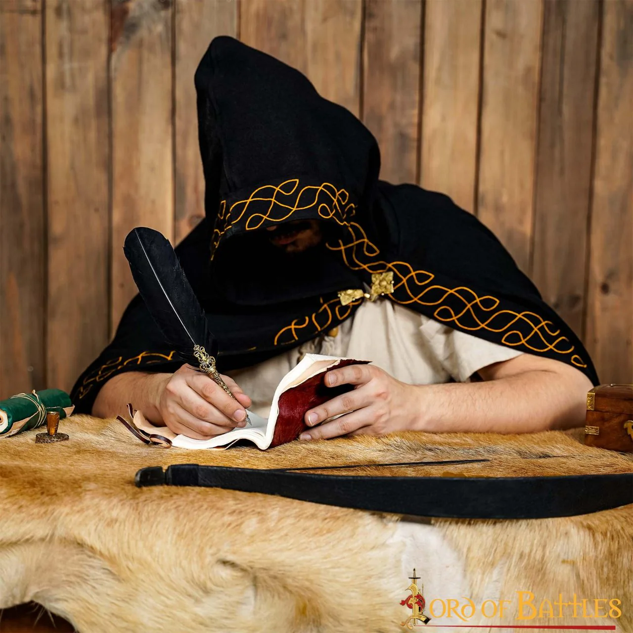 The Mythical Wanderer Diario de Pergaminos de Cuero Marrón - Image 8