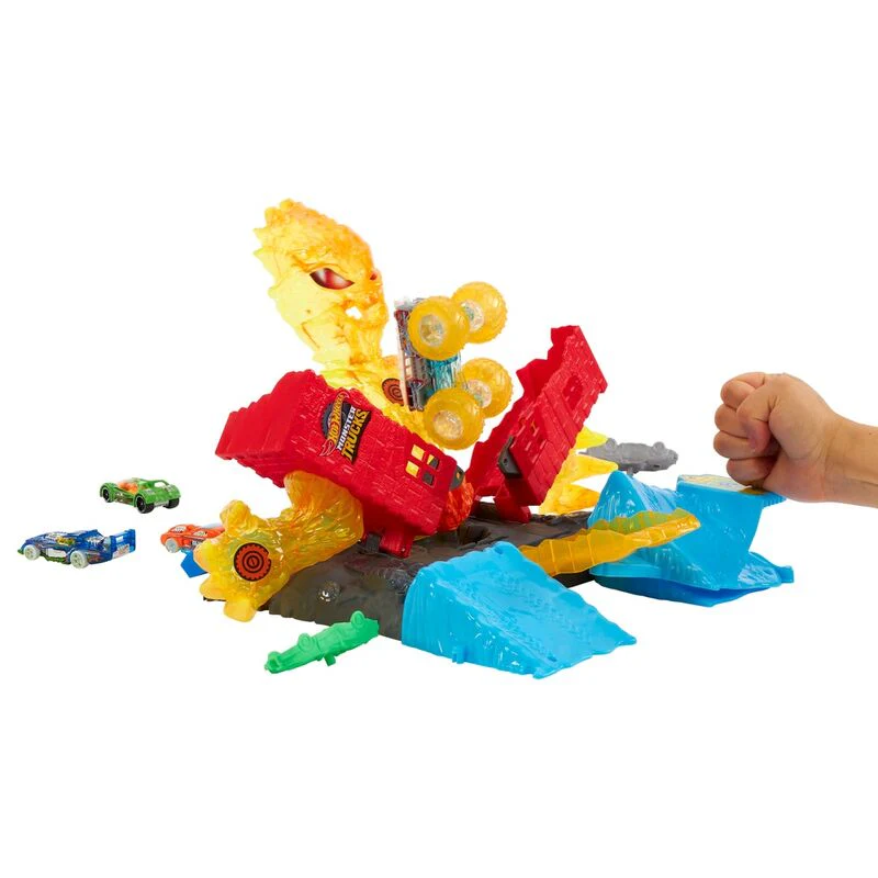 Torre En Llamas Monster Trucks Hot Wheels - Image 3