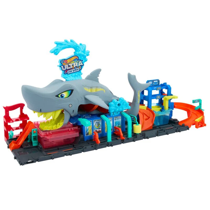 Tunel De Lavado Con Tiburón Hot Wheels City - Image 2
