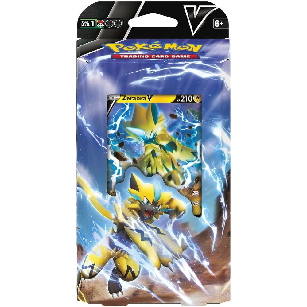 V Battle Deck Juego Cartas Coleccionables Deoxys Vs Zeraora Pokemon Ingles - Image 2