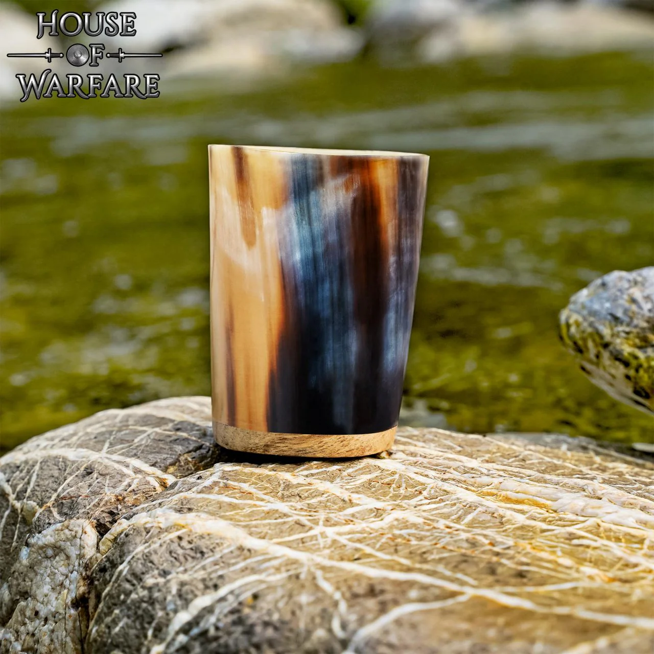 Vaso de Chupito de Cuerno Hecho a Mano Vajilla de Cuerno Auténtico - Image 3