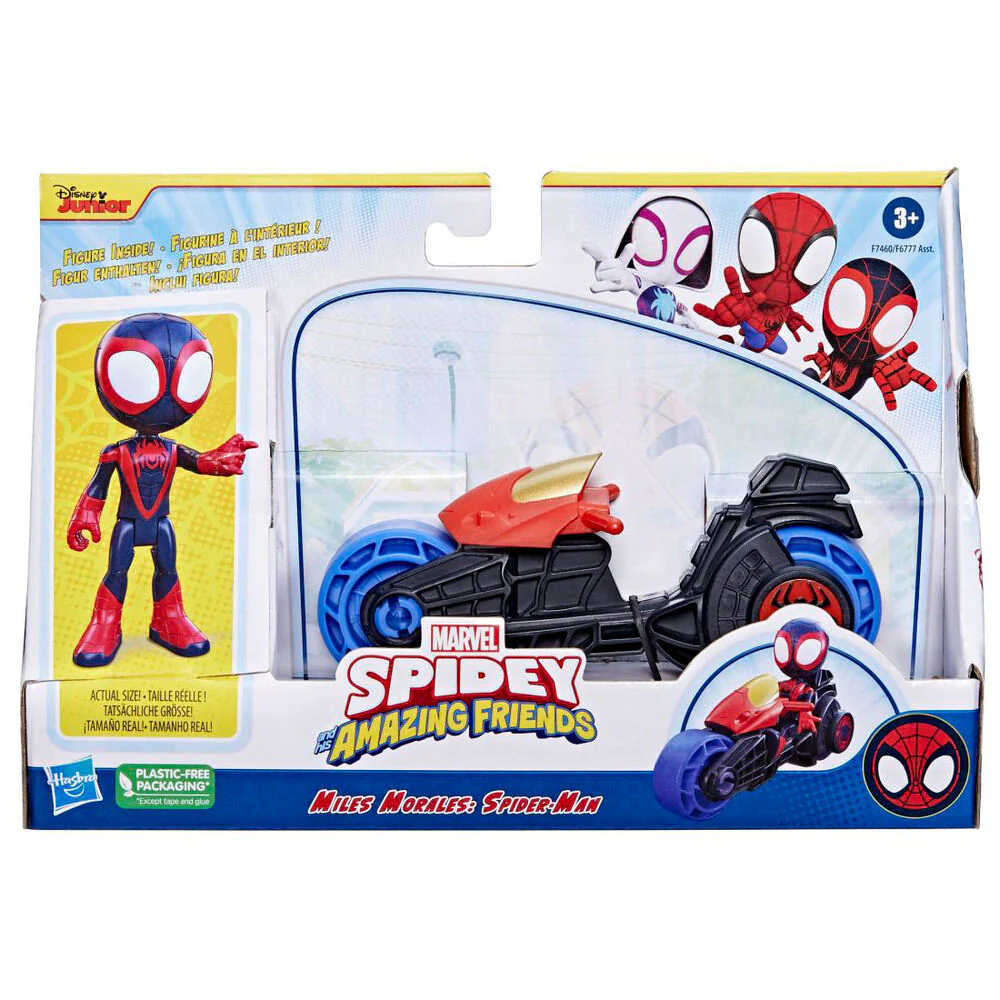 Vehiculo Moto Miles Morales Amazing Friends Marvel - Image 2